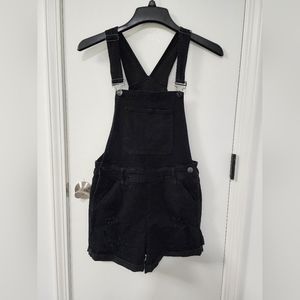 NWT Rue 21 Overall Shorts sz. 12 Womens/Black